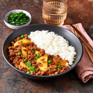 Beef Aloo Keema with Basmati