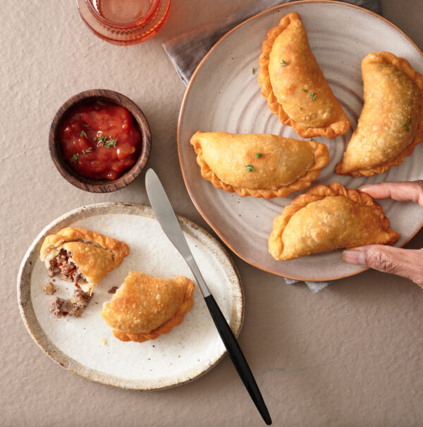 Beef Empanadas with Smoked Tomato