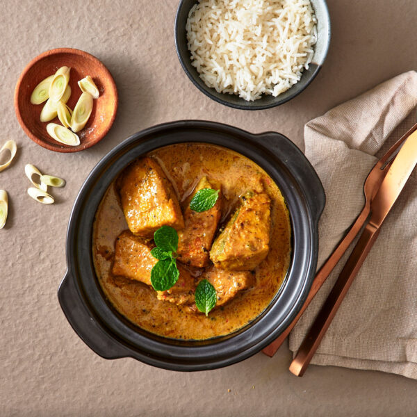 Caribbean Fish Curry with Rice